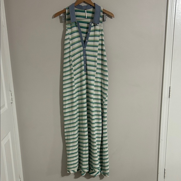 Free People Downtown Midi Dress SIZE Large - Picture 3 of 13